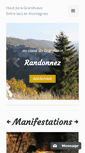 Mobile Screenshot of haut-jura-grandvaux.com